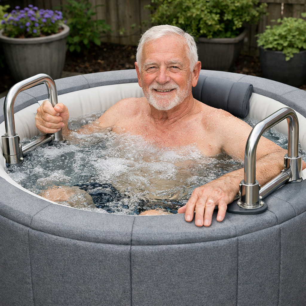 budget hot tub senior safety rails