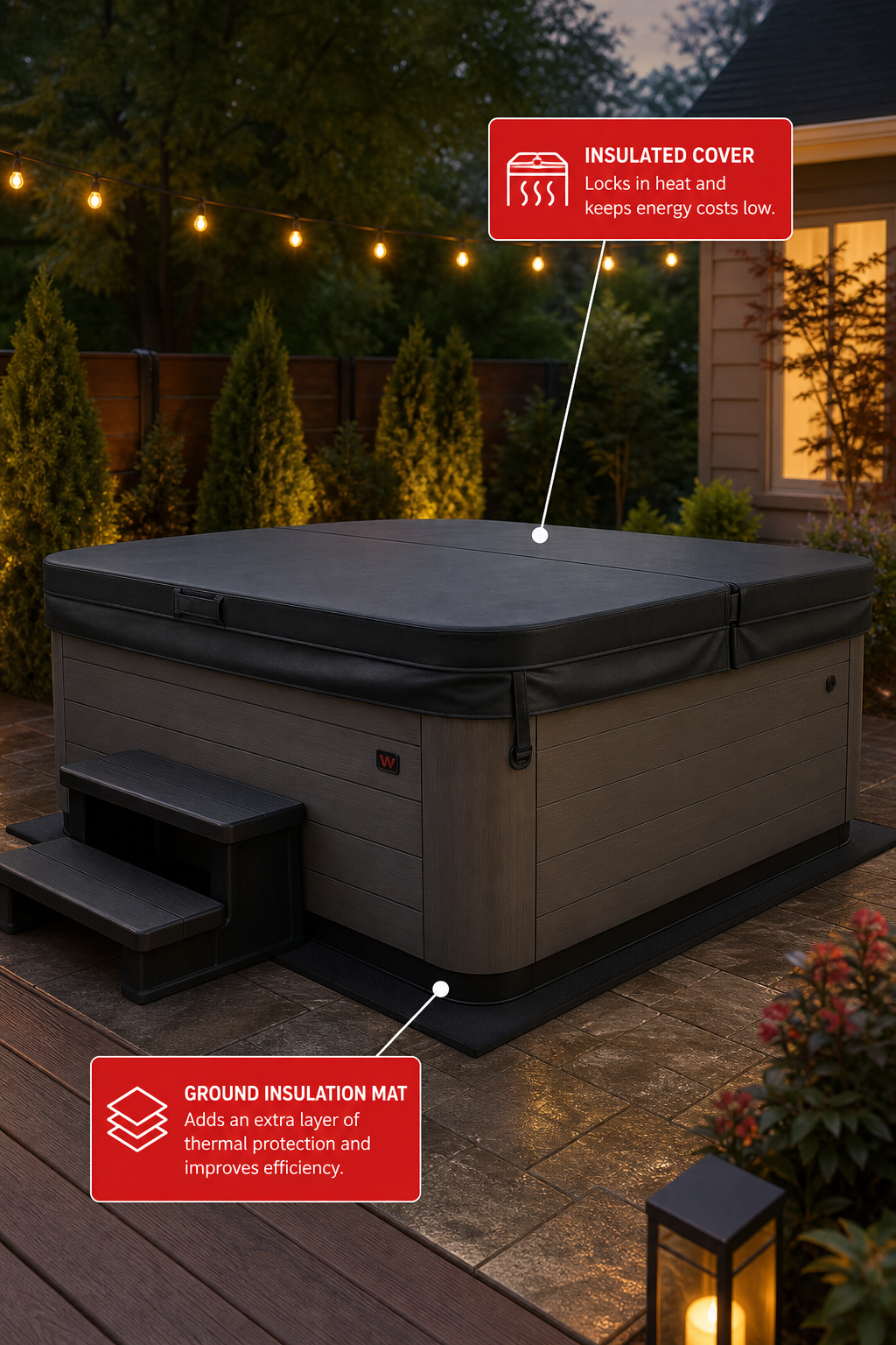 hot tub efficiency accessories