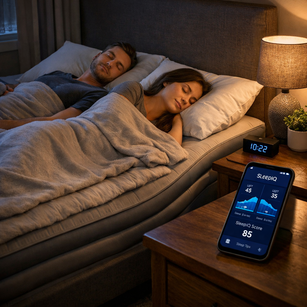 dual‑zone AI mattress for couples