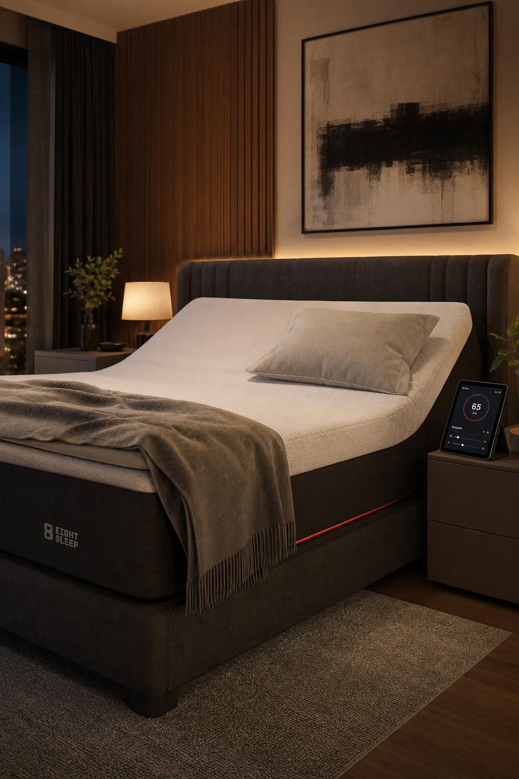adjustable smart bed for back sleepers