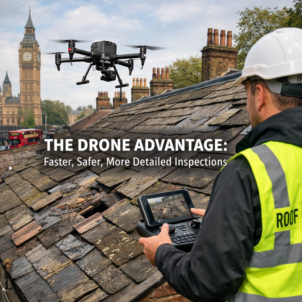 roof condition survey the drone advantage: faster, safer, more detailed inspections