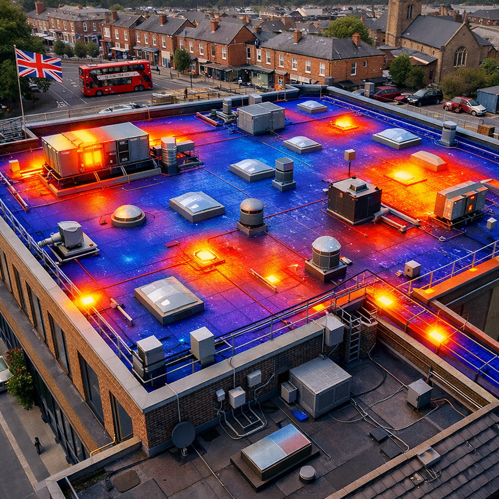 drone‑generated 3D roof inspection