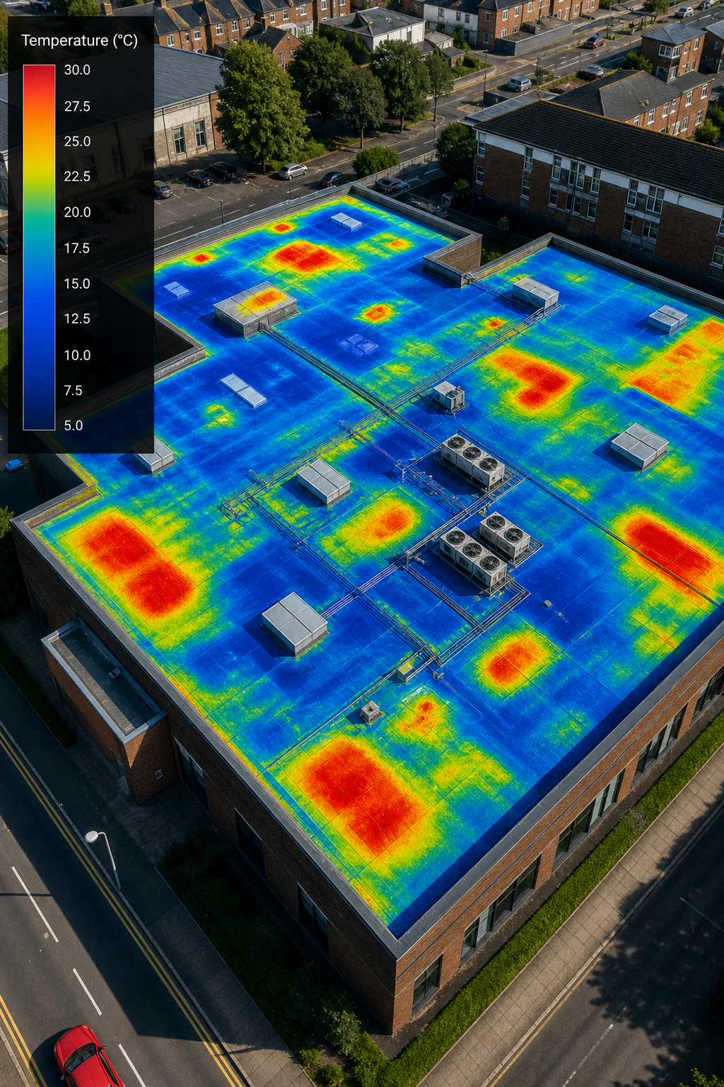 thermal imaging report roof survey