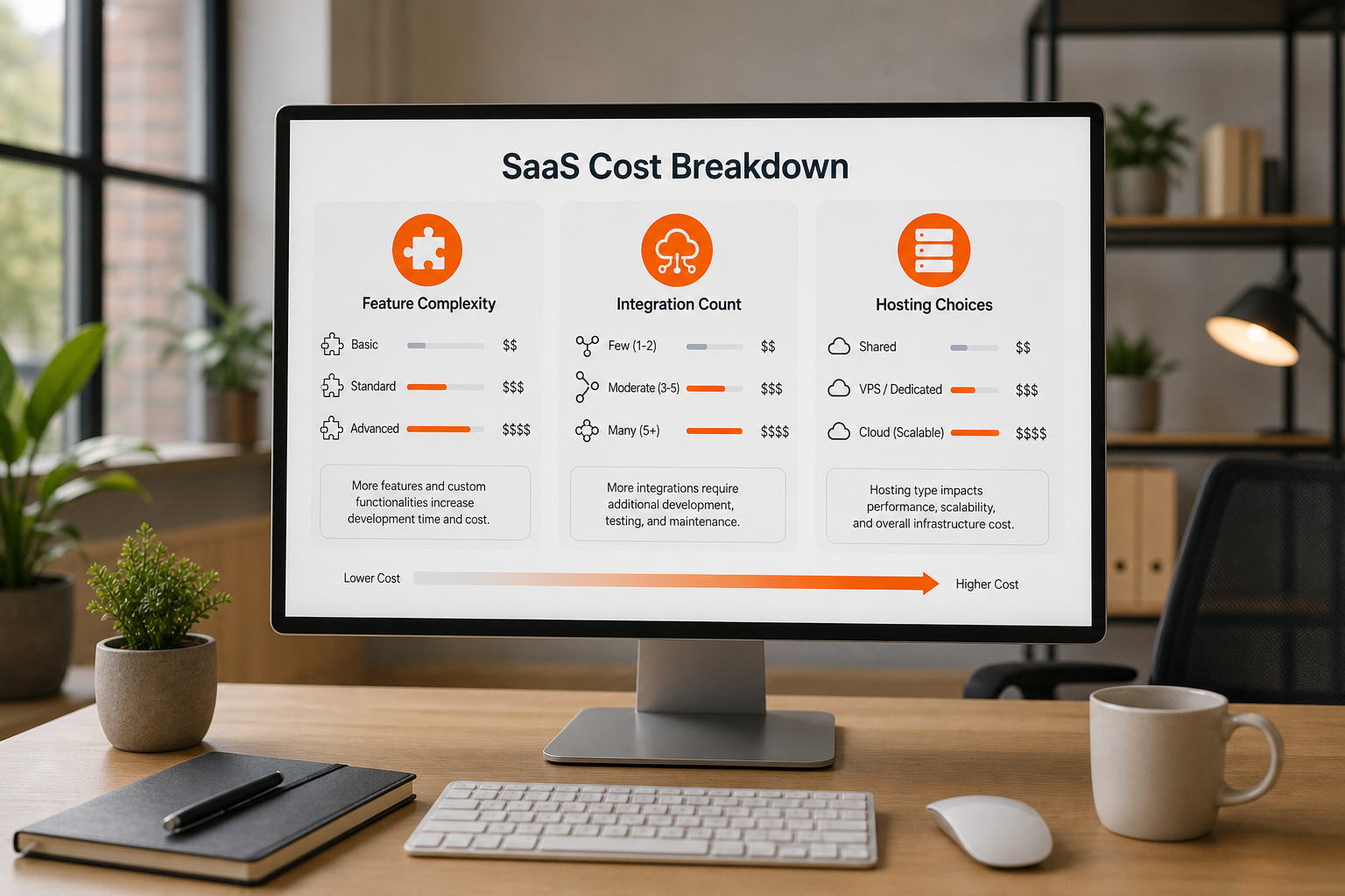 custom SaaS development cost factors