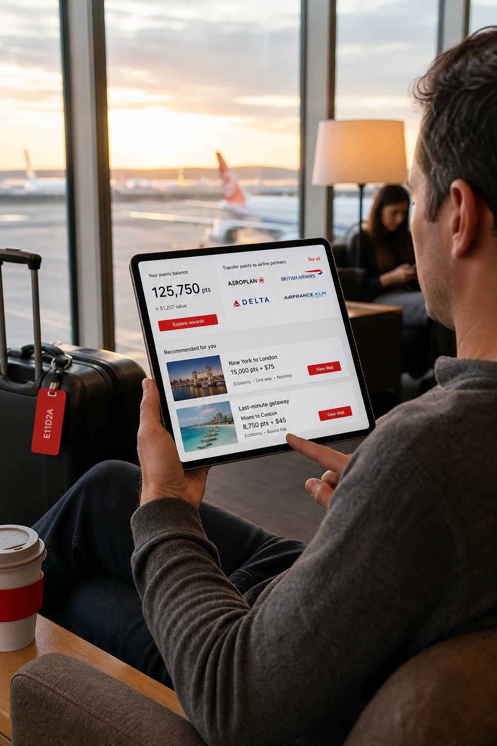 using travel rewards and points for last‑minute deals