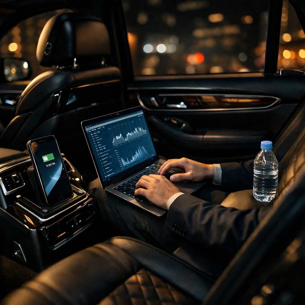 first class car service interior luxury amenities