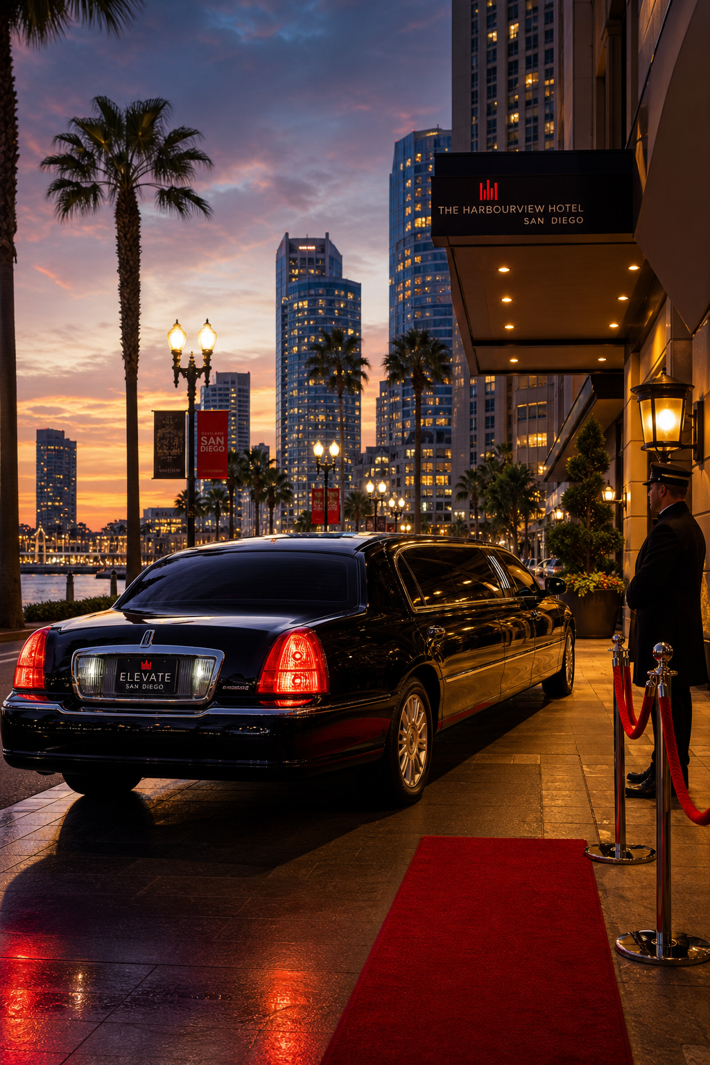 premium sedan private car service San Diego