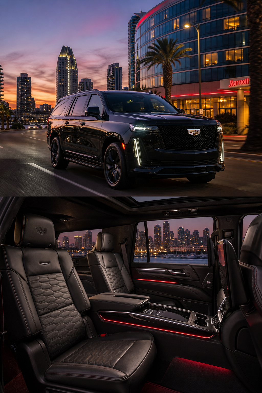 luxury SUV shuttle San Diego