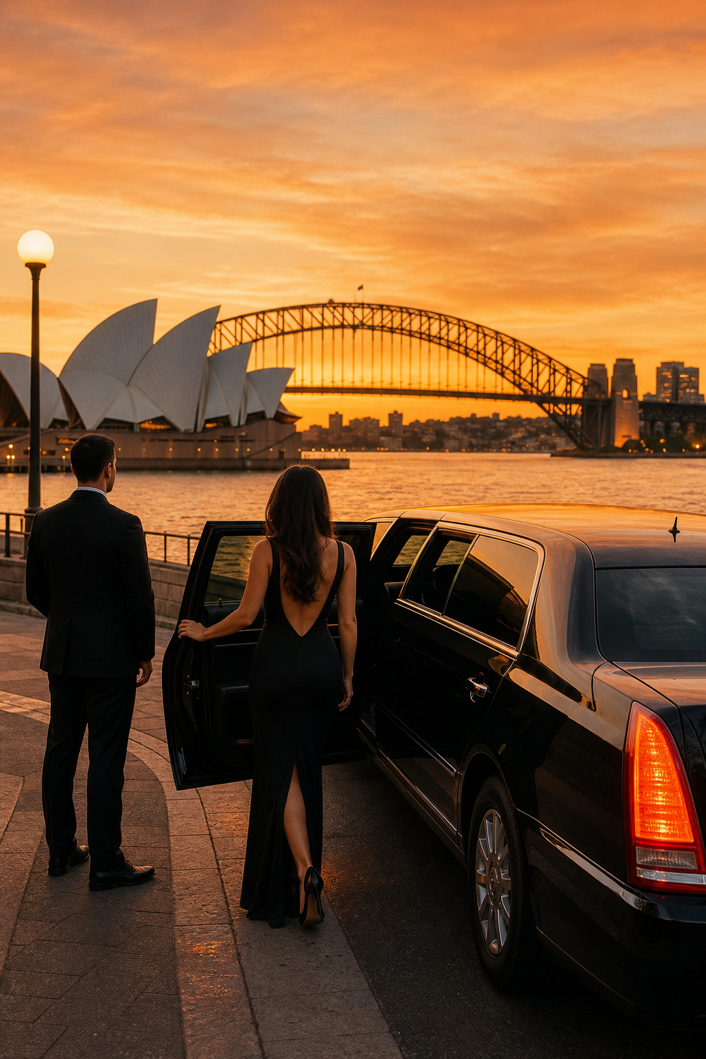 Sydney harbour luxury escort setting