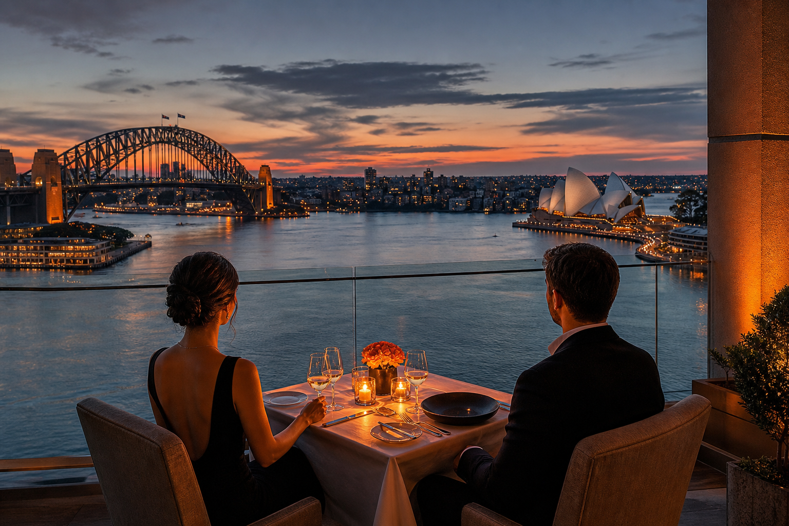 discreet escort companionship Sydney harbour luxury scene