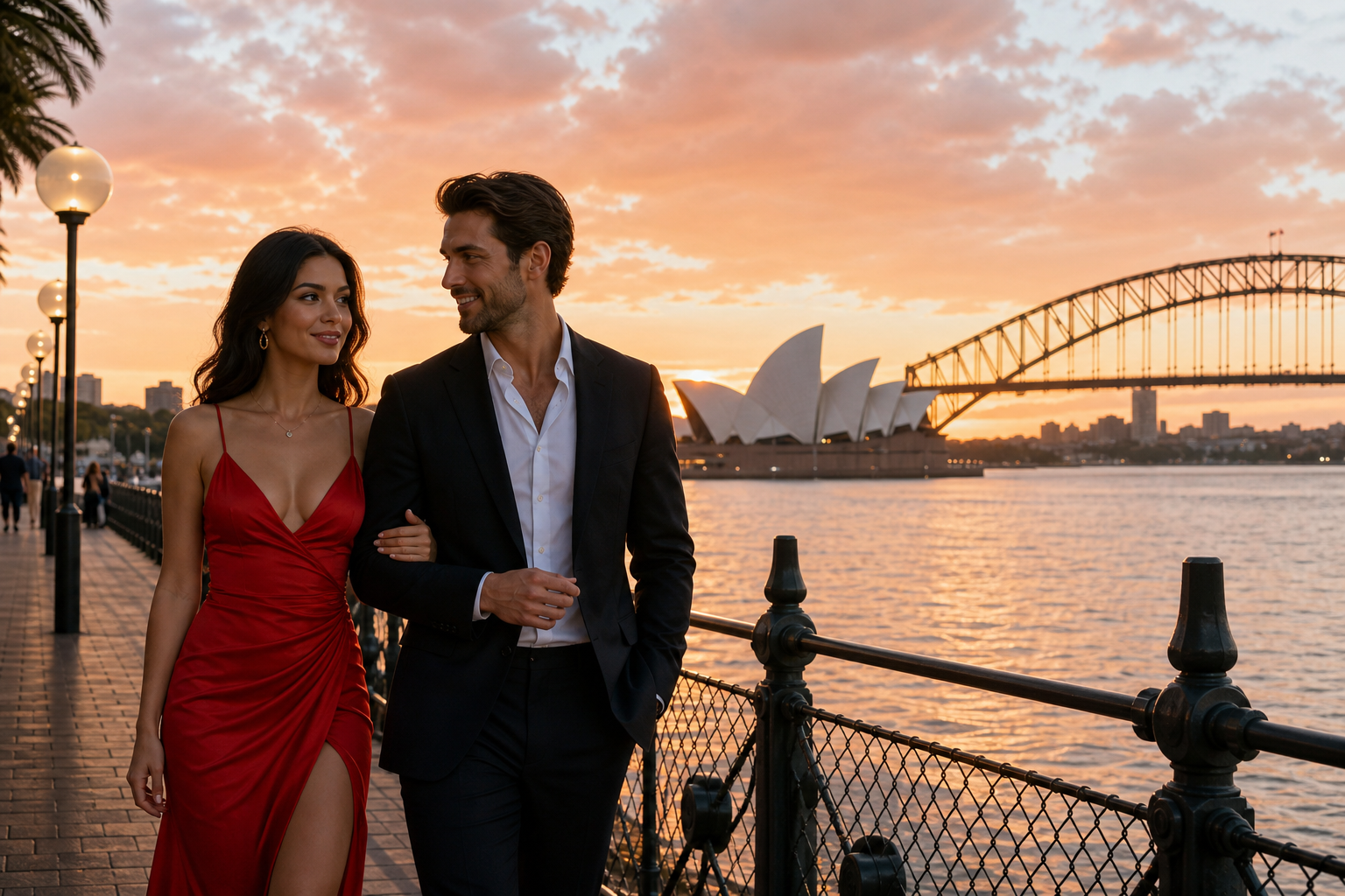 "luxury Latina escort Sydney Harbour"