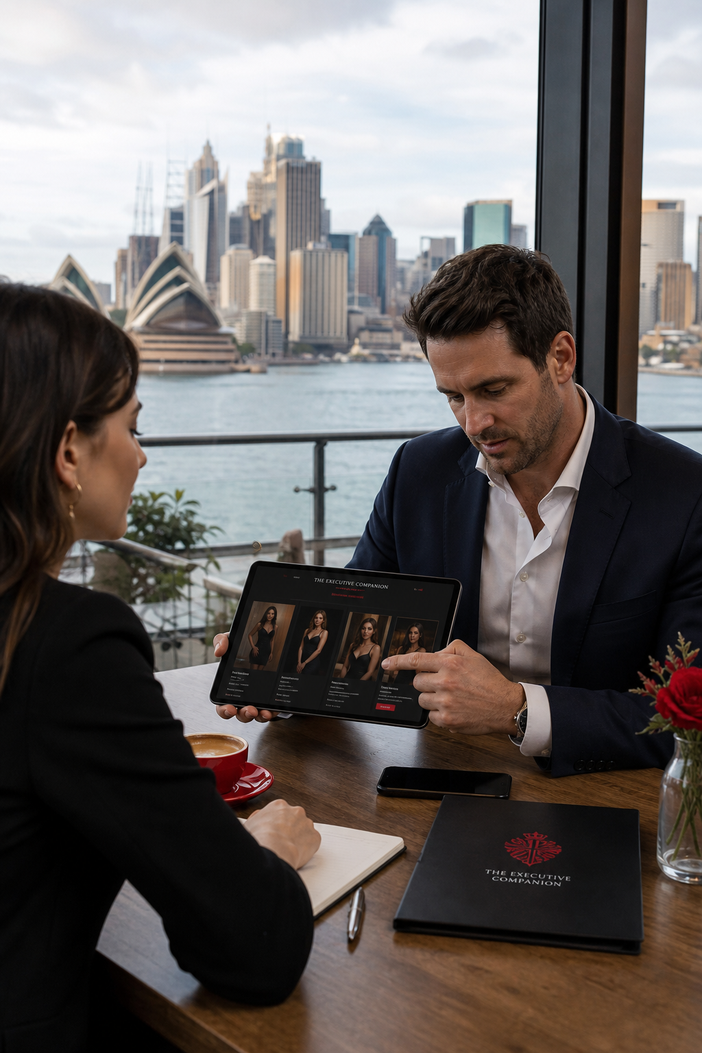 evaluating escort profiles Sydney corporate event