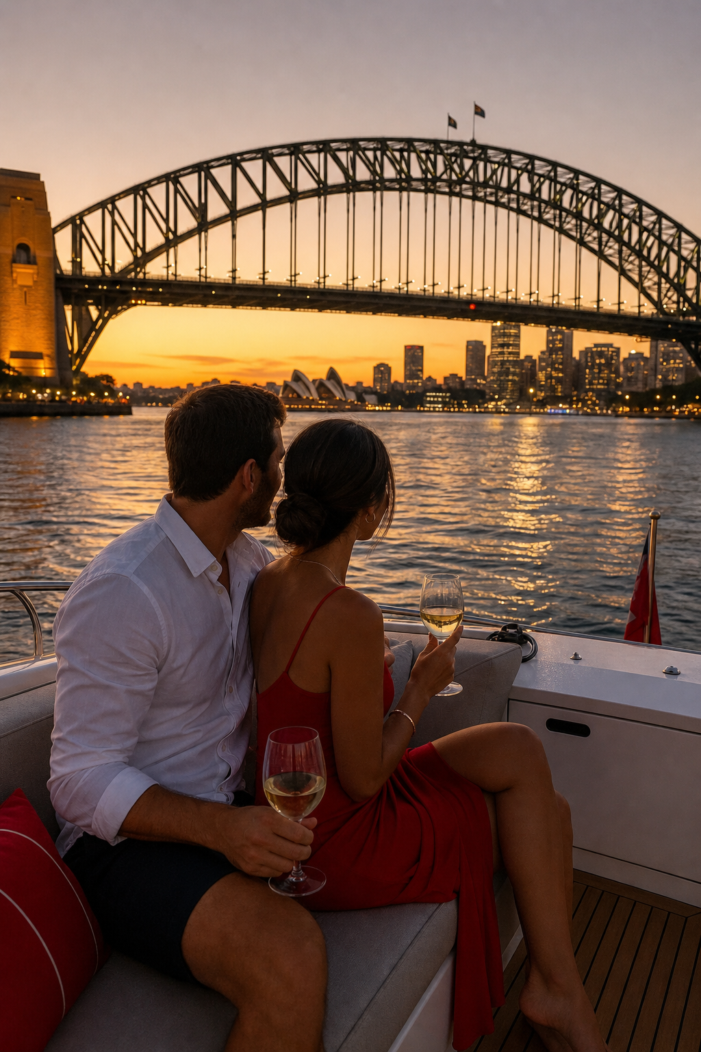 discreet escort harbour tour Sydney