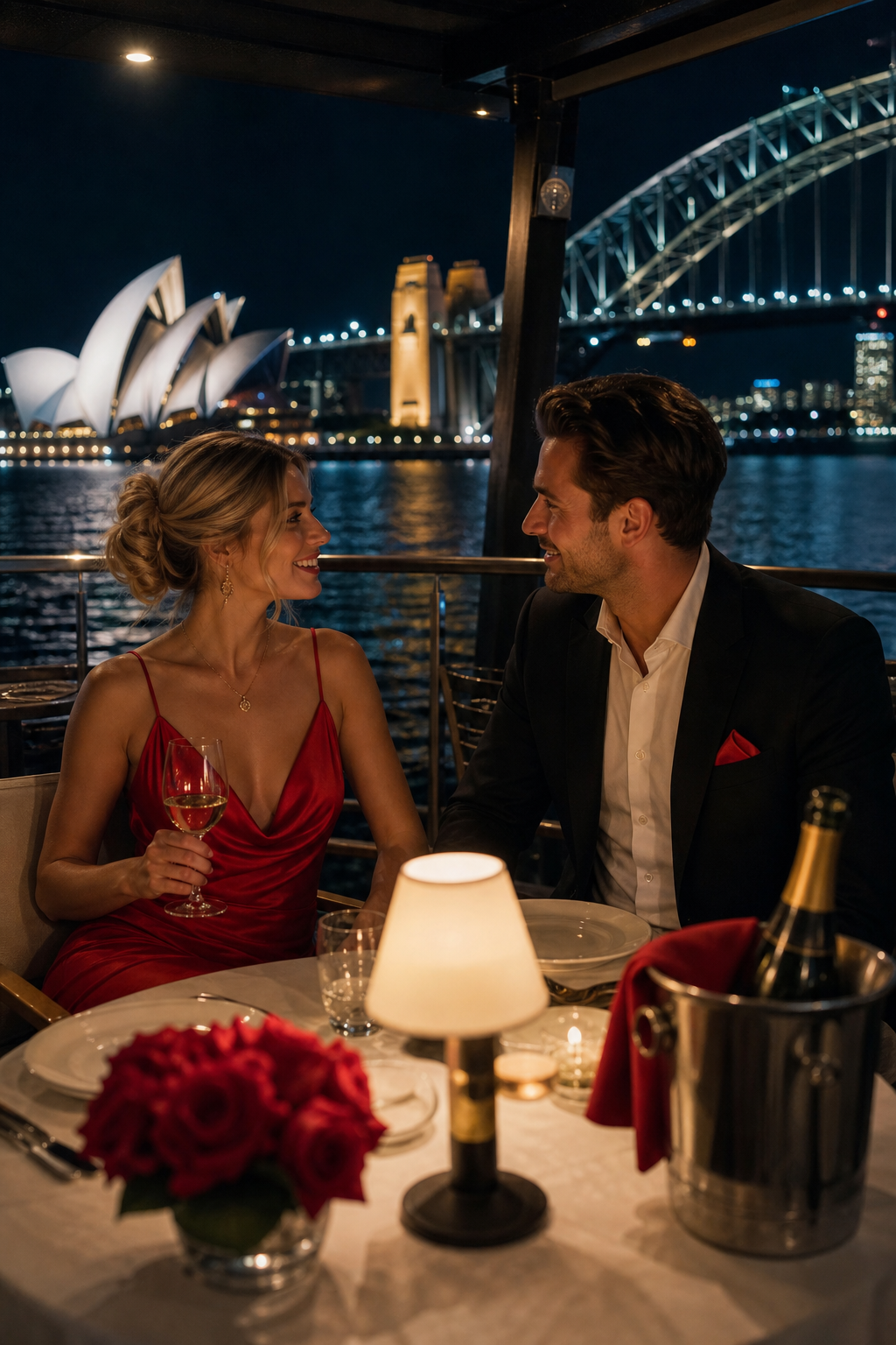 escort etiquette luxury dinner Sydney Harbour
