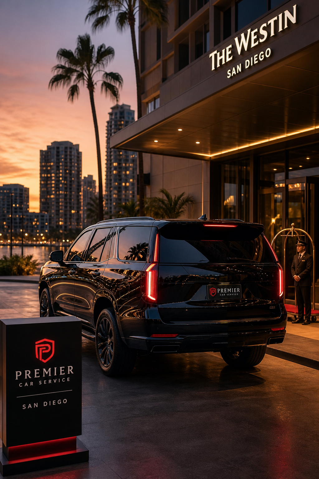 premium black‑car service in San Diego