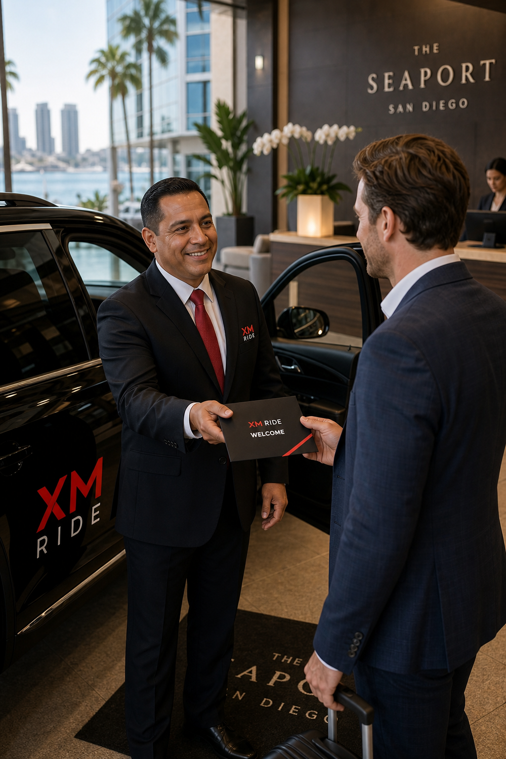 premium event transportation booking confirmation process