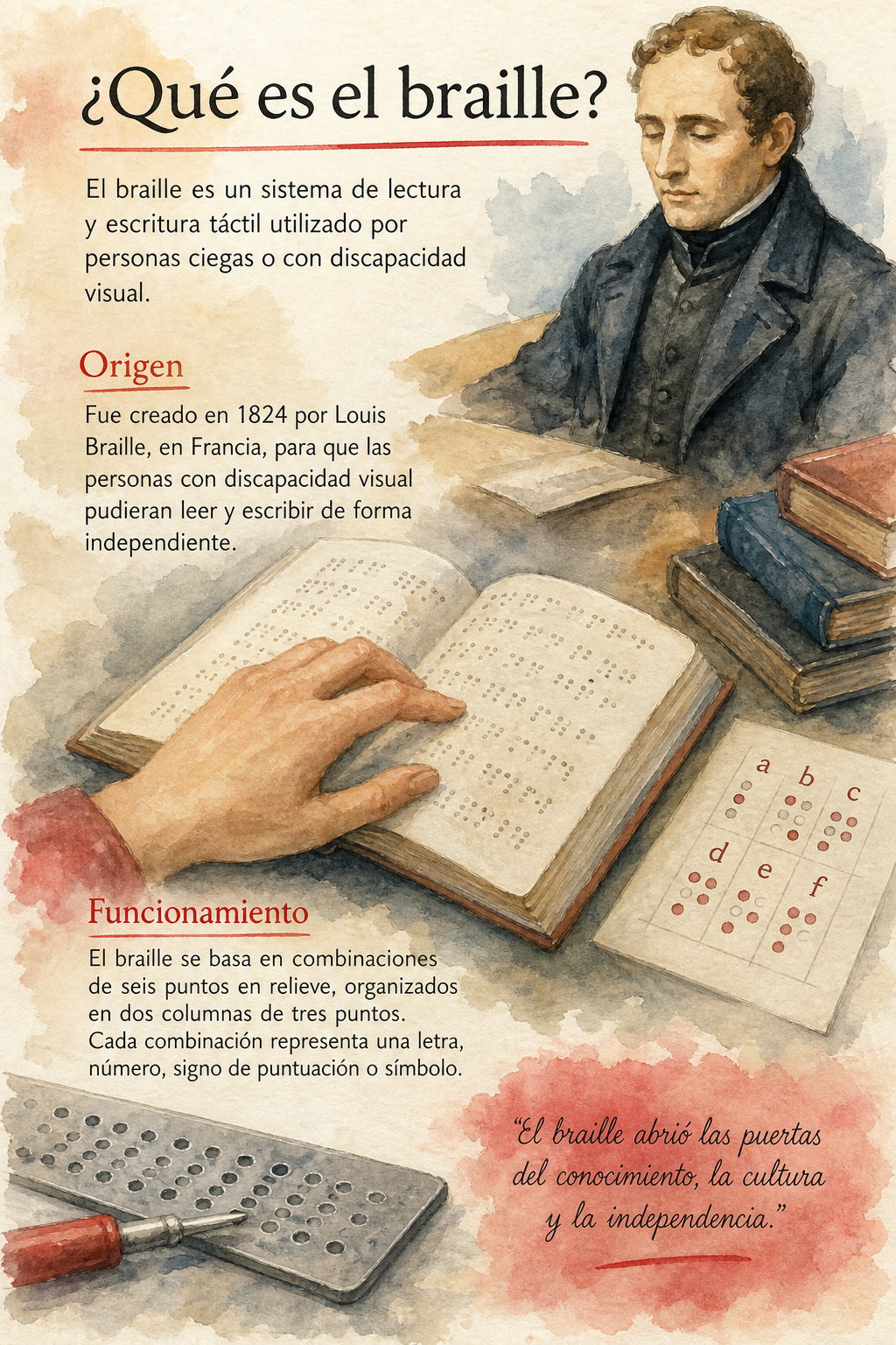 que es el braille ¿qué es el braille? origen y funcionamiento