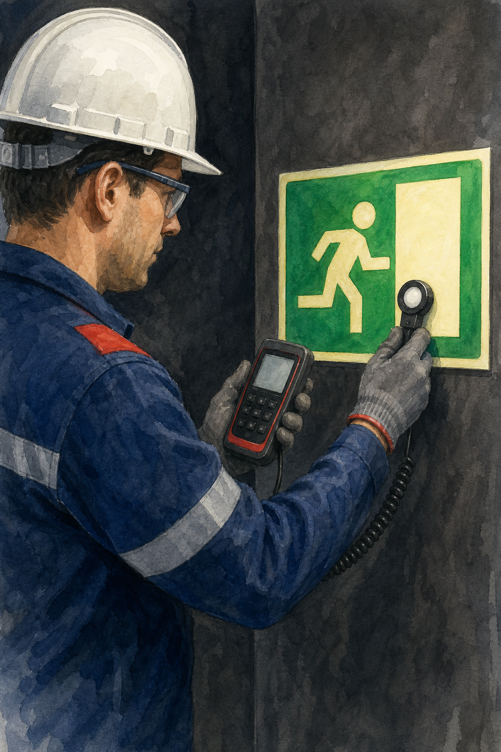 contrast measurement for NOM‑034 compliance