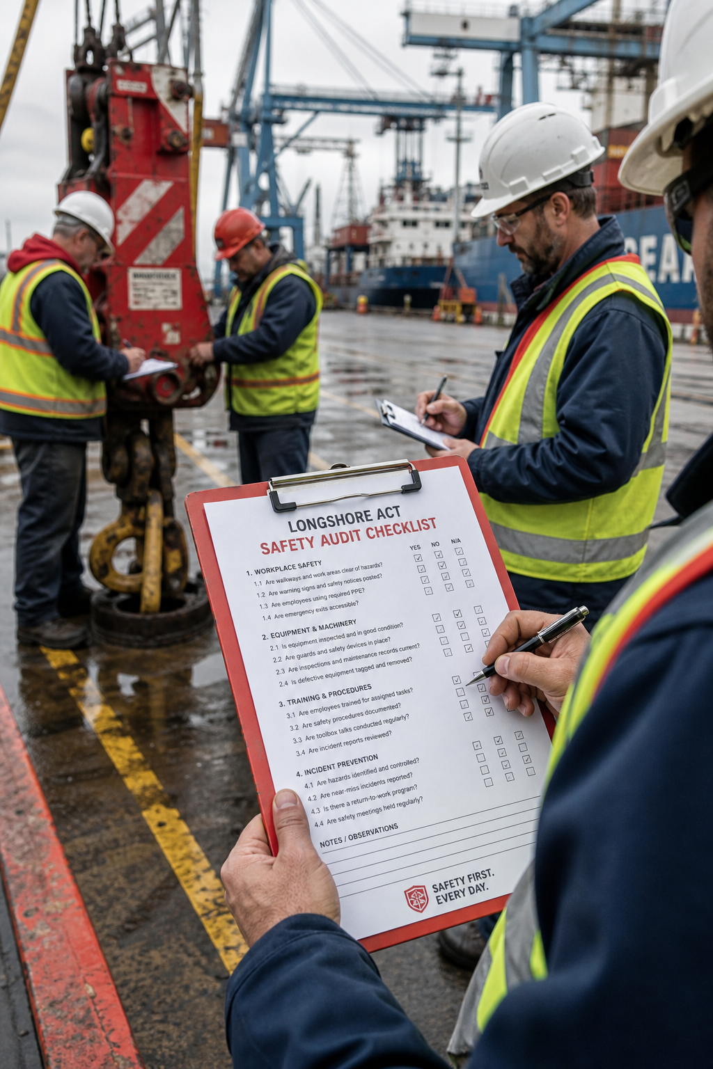 dock safety audit under the Longshore Act
