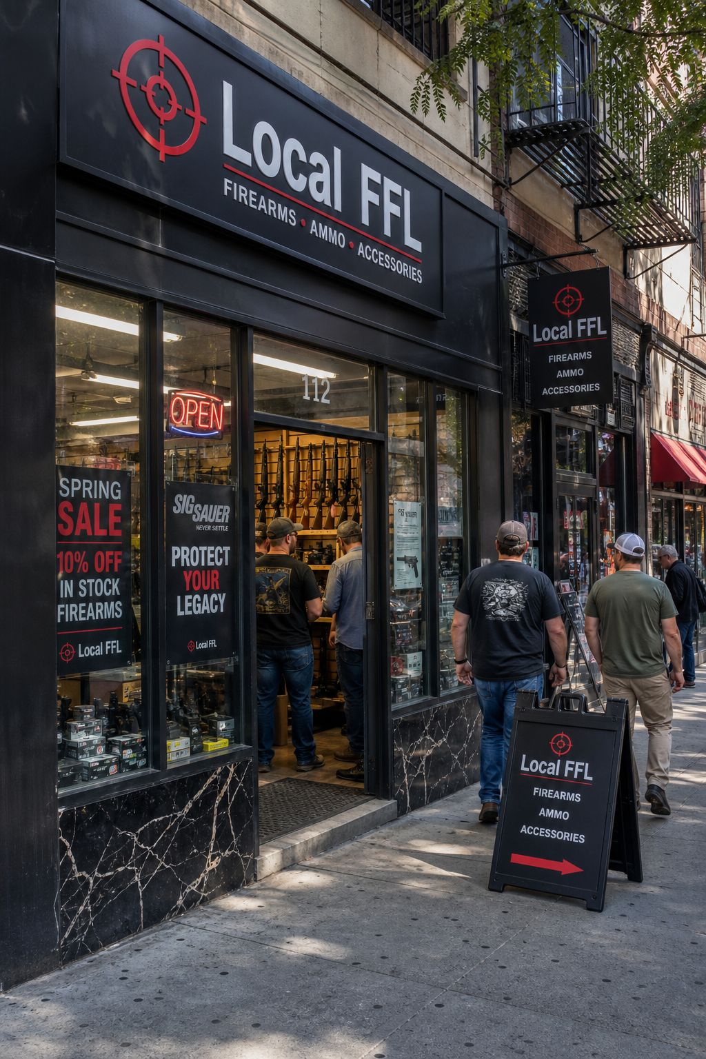 Local FFL shop exterior