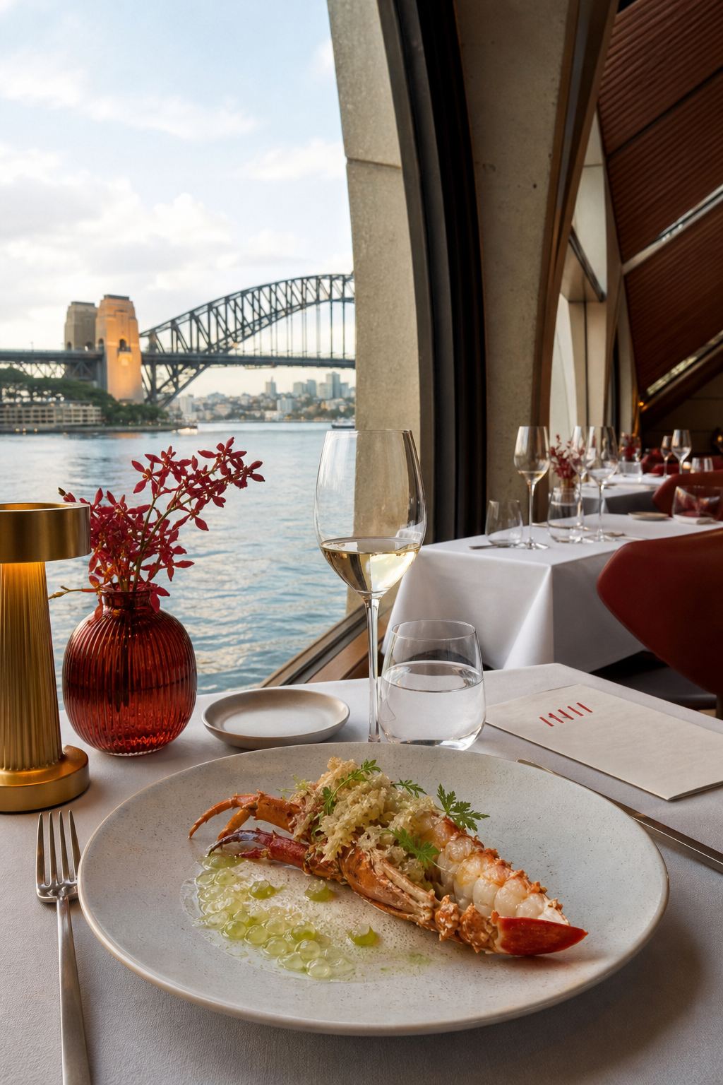 Premier fine dining inside Sydney Opera House