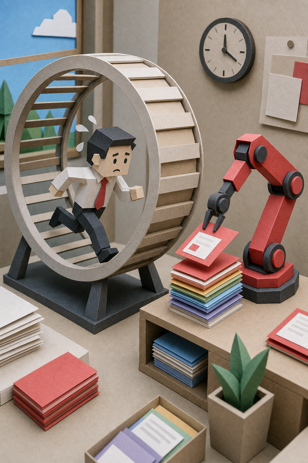 Distribb AI-powered content writing for SEO automation concept.