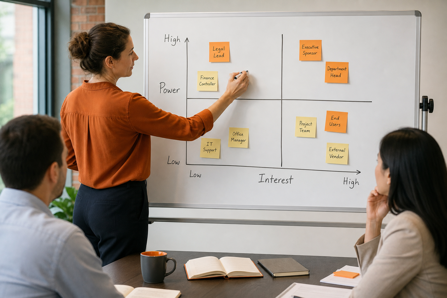 stakeholder mapping for project negotiation.