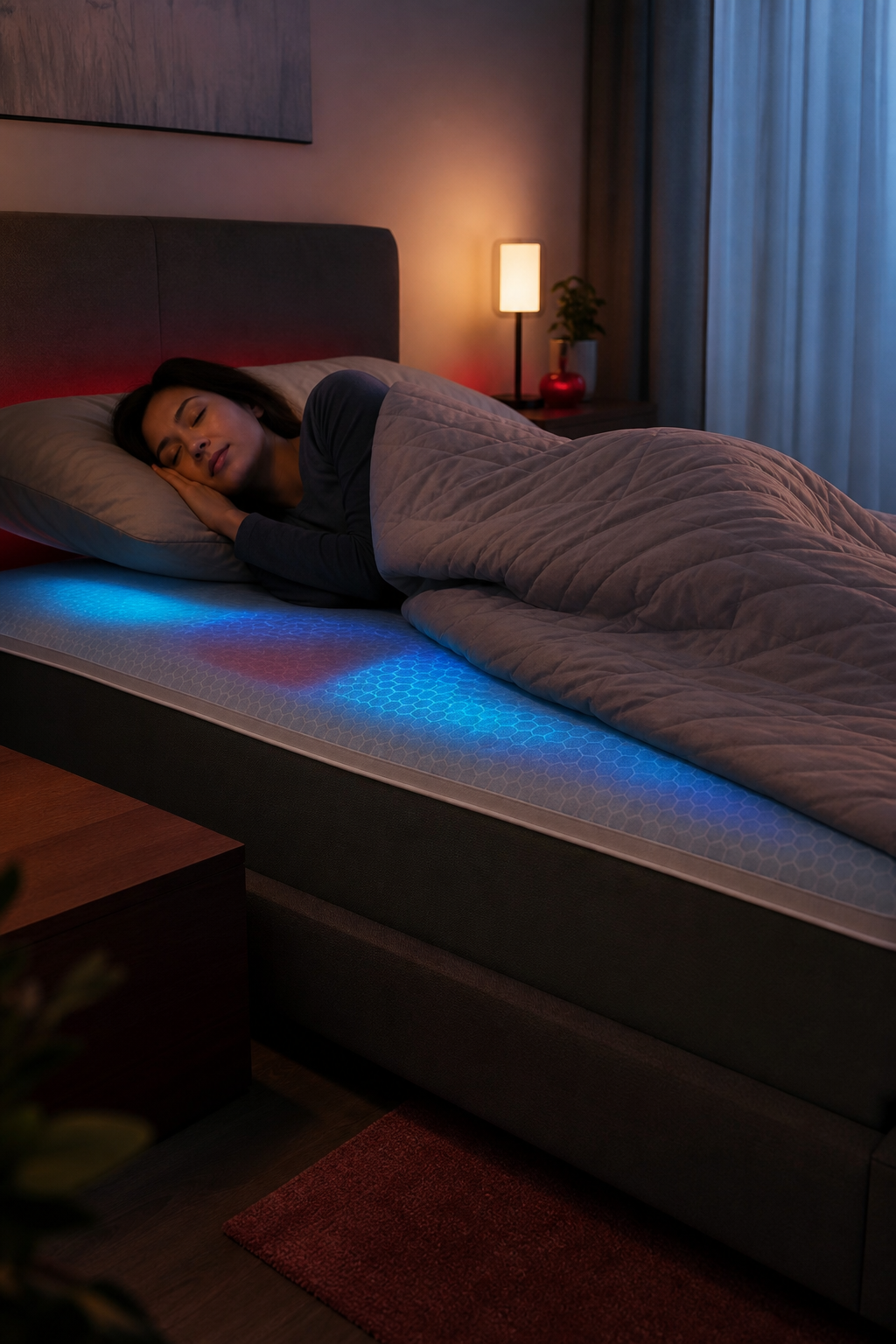 temperature‑controlled smart mattress for restless leg syndrome
