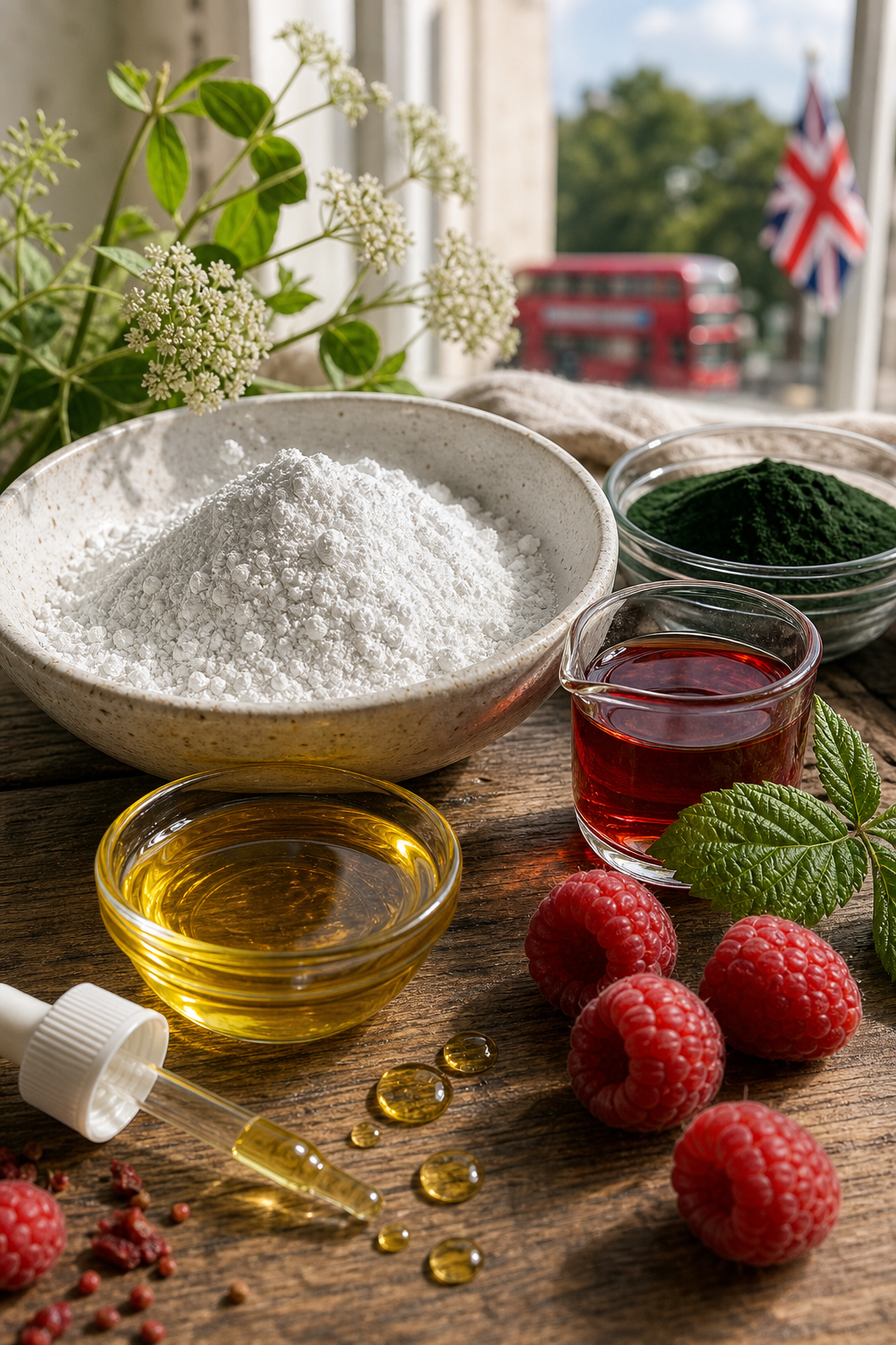 non‑nano zinc oxide and botanical sunscreen ingredients