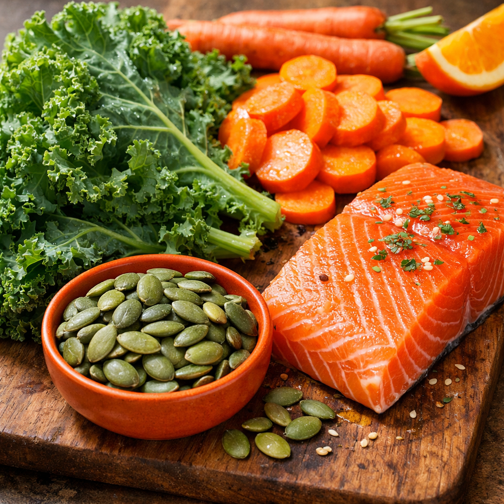 nutrient‑rich eye health food plate