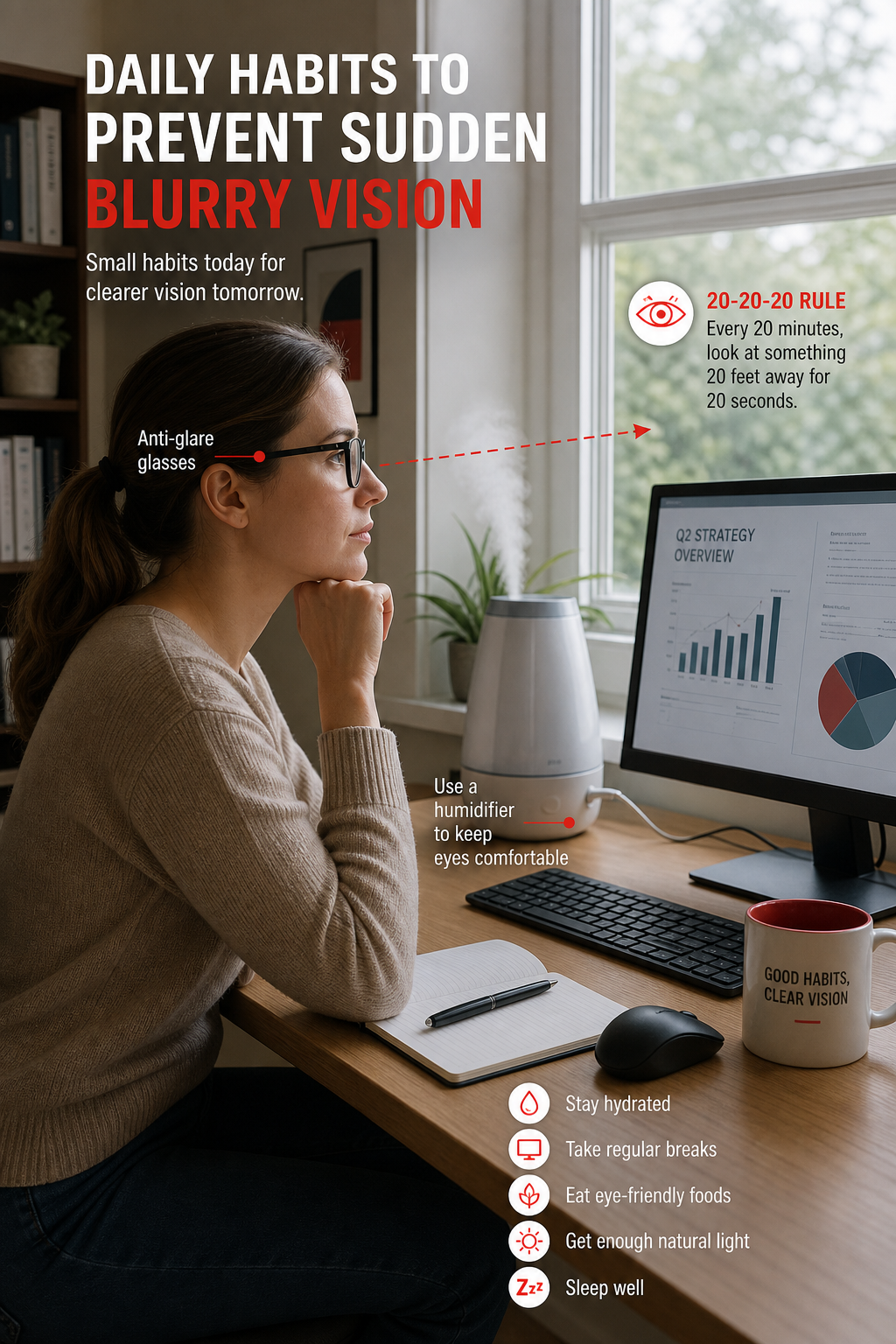daily habits to prevent sudden blurry vision
