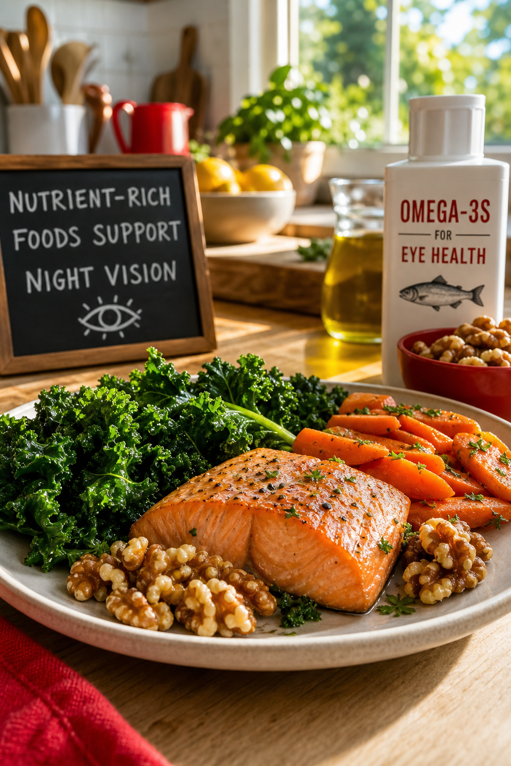 nutrient‑rich foods support night vision