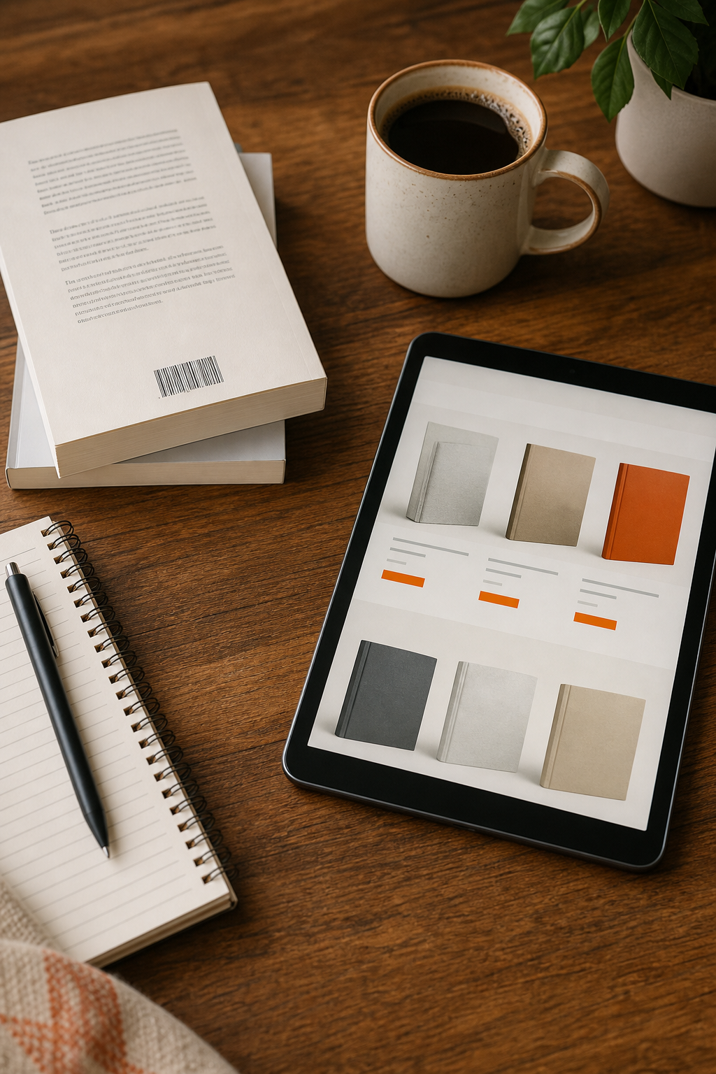 author selling books directly through a Shopify-powered website