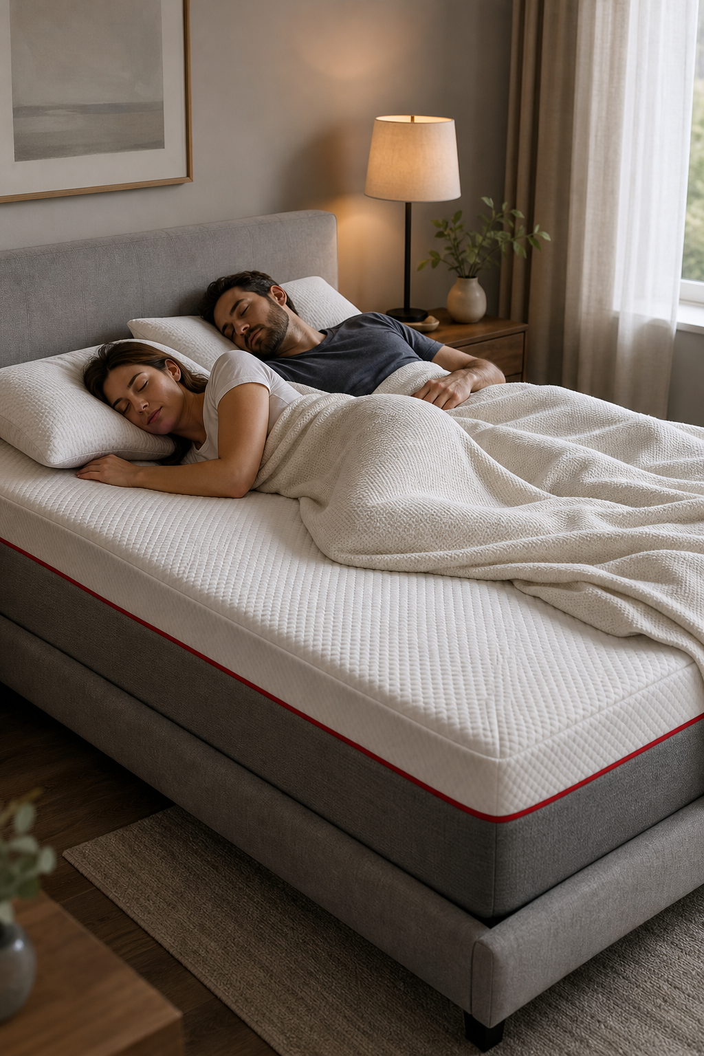 smart mattress for allergy sufferers, breathable, hypoallergenic.