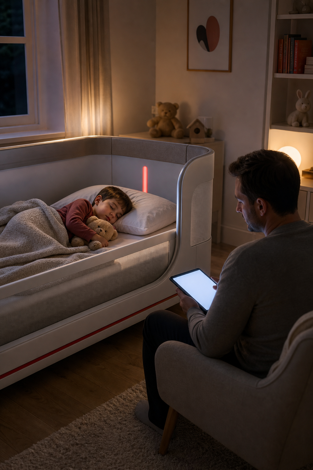 smart bed for kids safe sleep