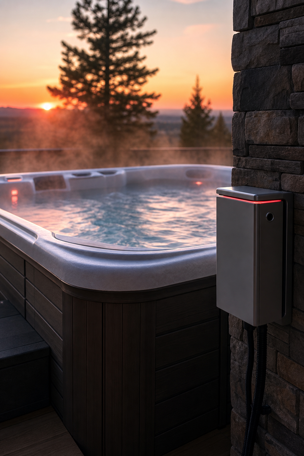 spa ozone generator for hard water large hot tub