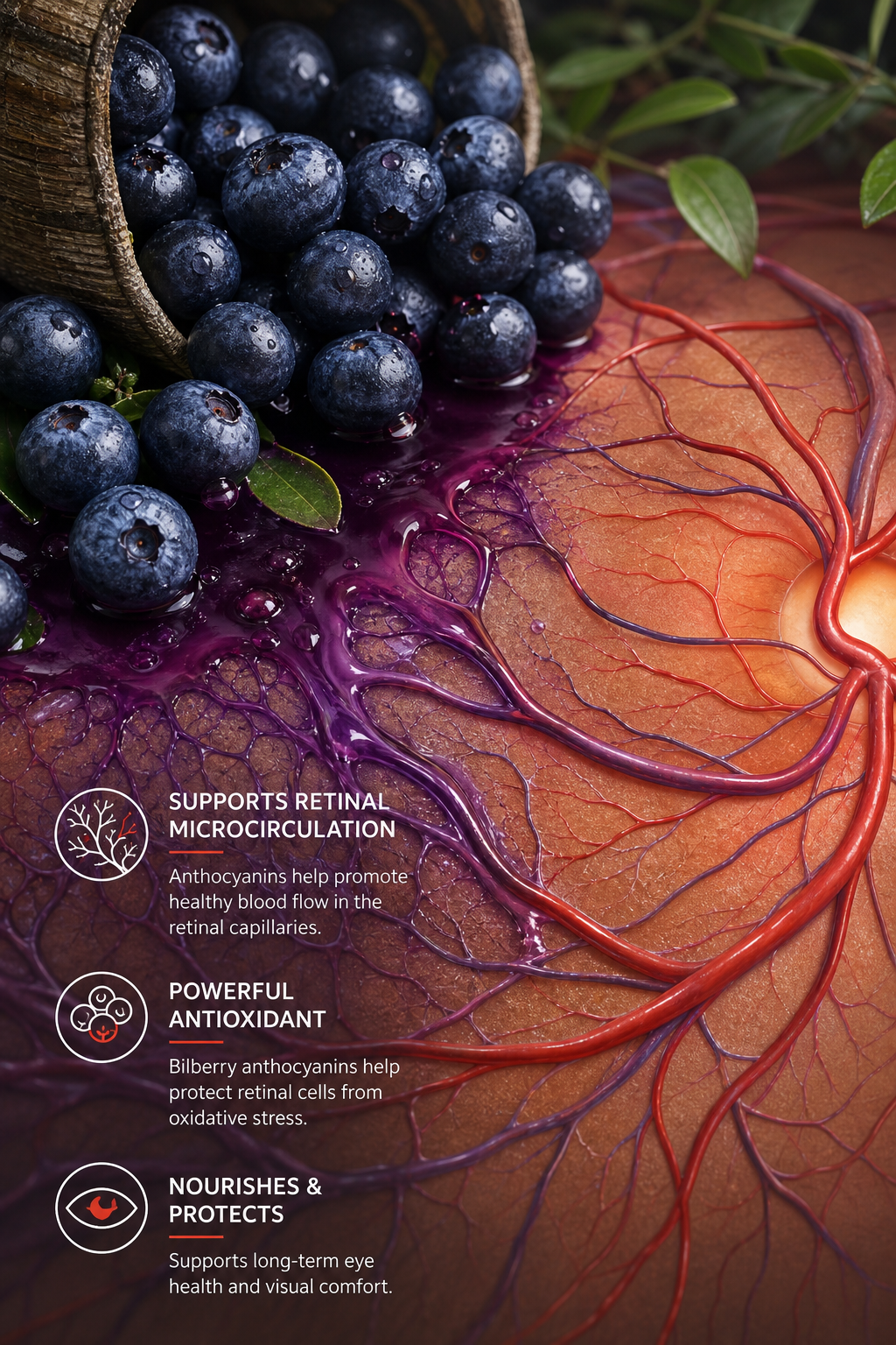 bilberry anthocyanins supporting eye microcirculation