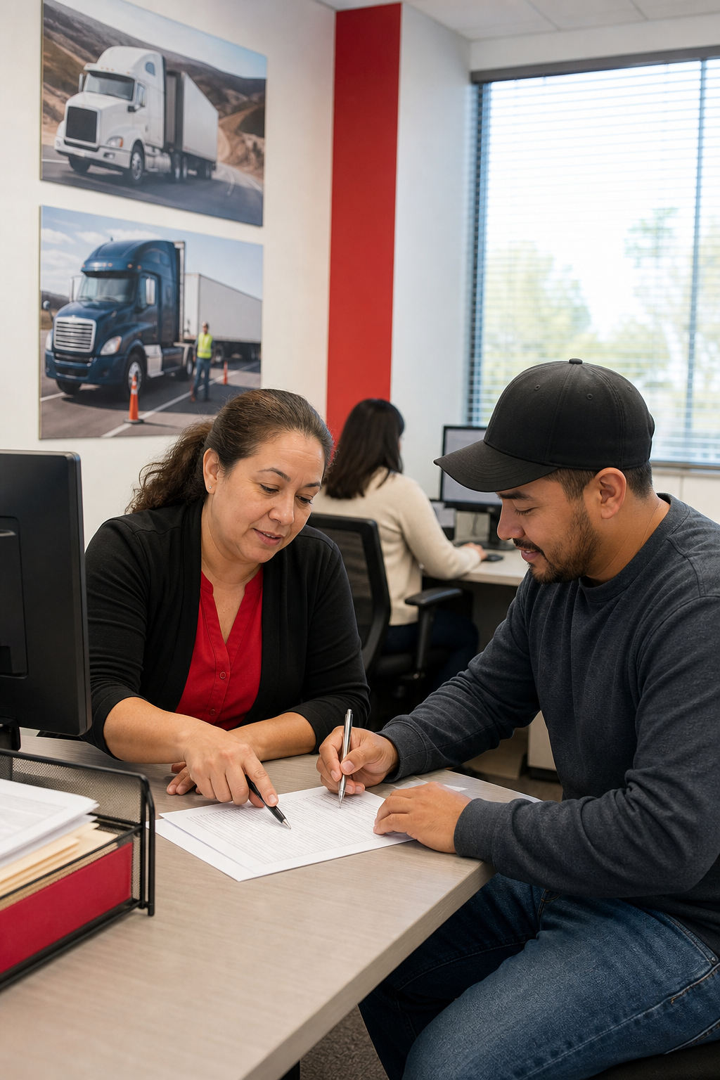WIOA CDL training enrollment at a California workforce center
