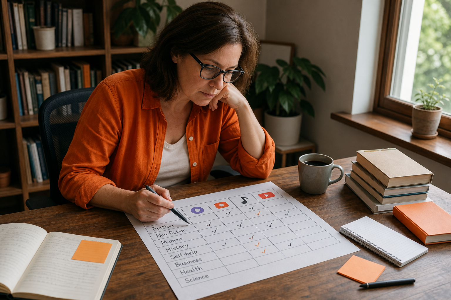non-fiction author choosing social media platforms for their genre strategy.