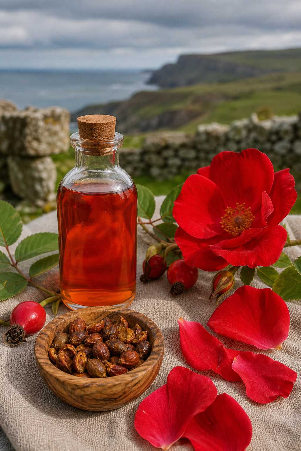 rosehip oil vitamin‑rich skin regeneration