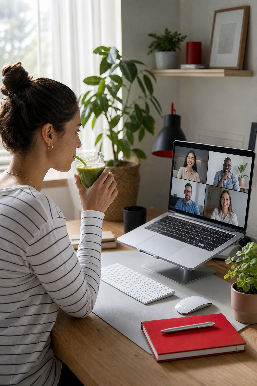 eye‑care routine for video calls