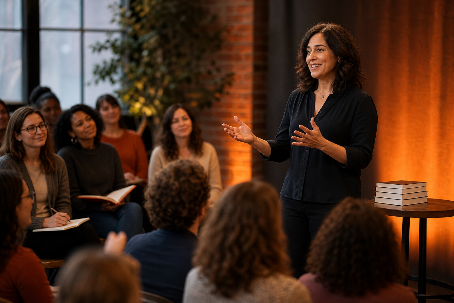 nonfiction author delivering a memorable book-based talk