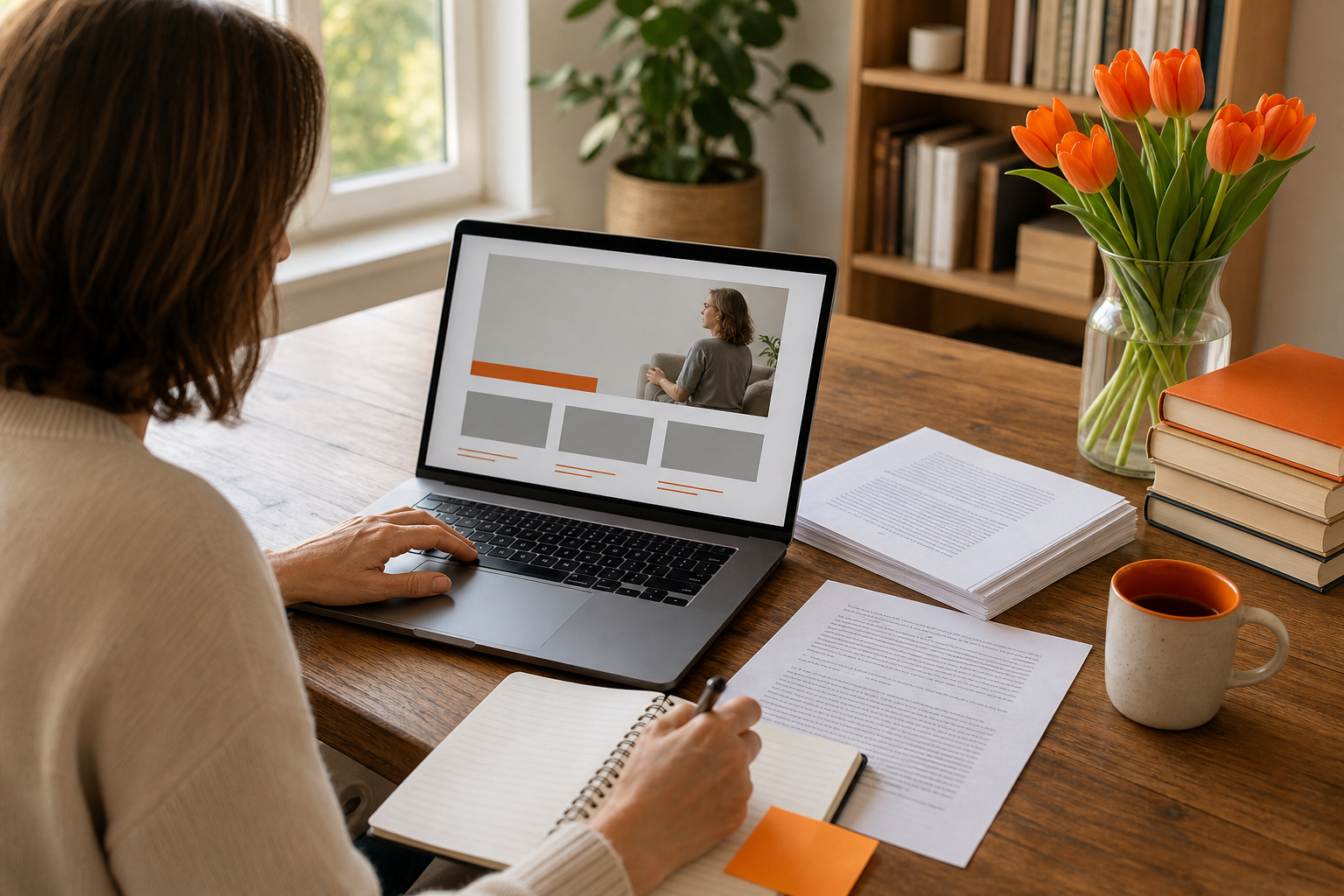 author website homepage and book page SEO planning
