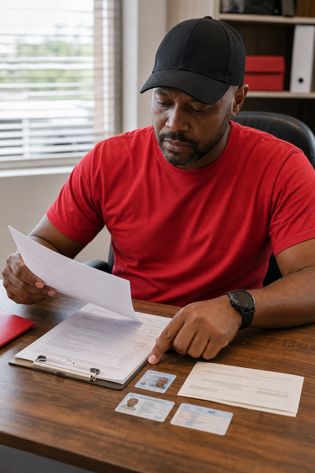 CDL-A contractor documents checklist.