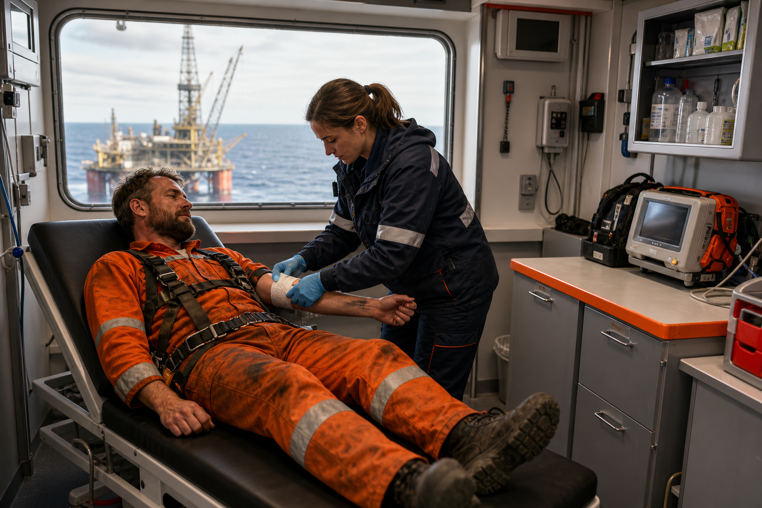How to Respond to an Offshore Oil Rig Injury