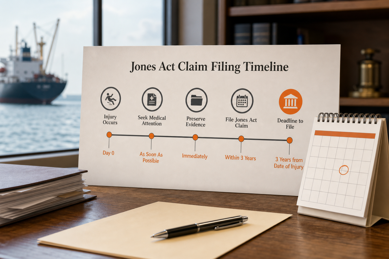 filing deadline timeline for maritime injury claims