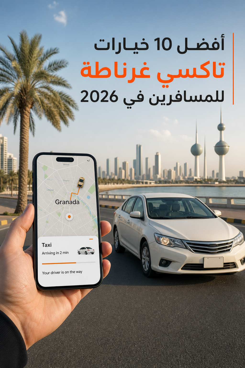 inDrive taxi booking app interface in Granada