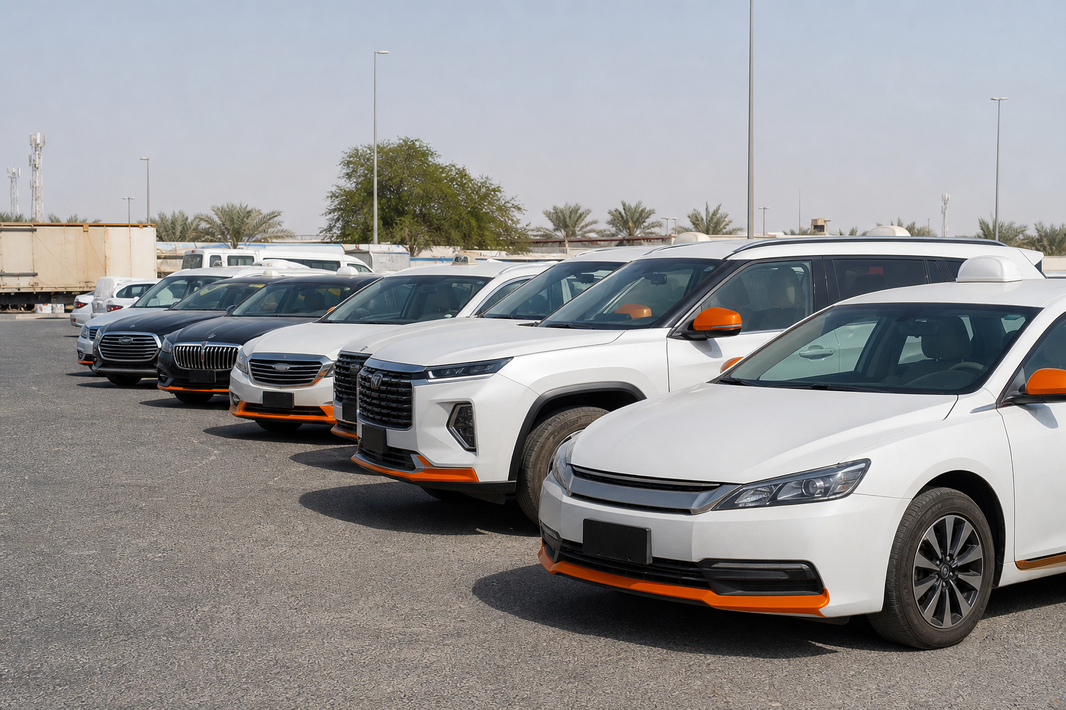 أسطول تاكسي الديرة المتنوع في خيطان
