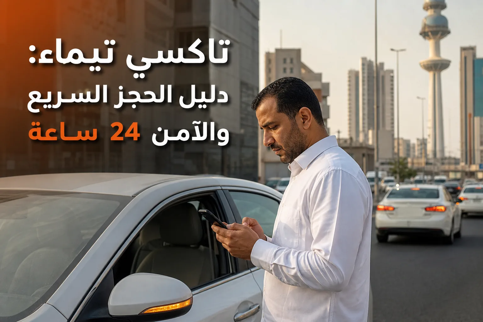 حجز تاكسي تيماء عبر التطبيق