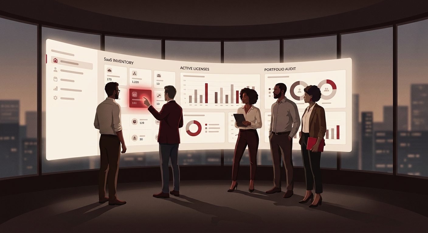 SaaS portfolio audit visualization